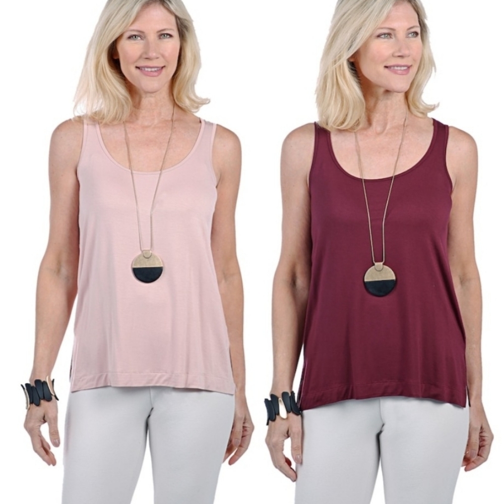 WynneLayers Essential 2-Pack Layering Tanks, 1X